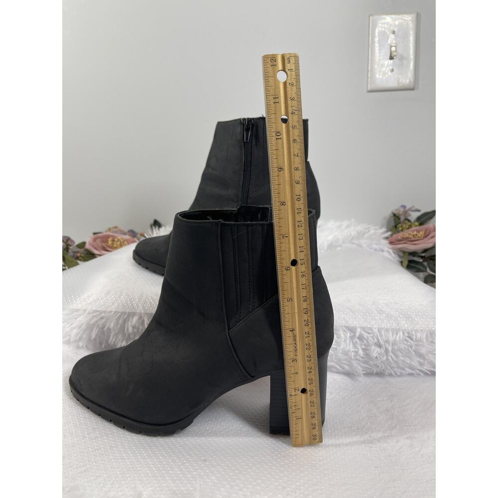 kelly and katie Chelsea Boots Womens 10W Black Leather Modern Dark Academia - Picture 3 of 10